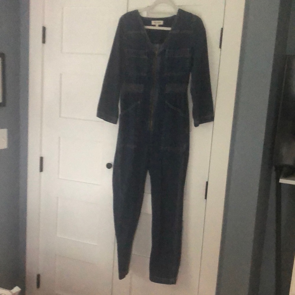 Madewell denim jumpsuit
